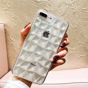 Diamond Texture Case For iPhones